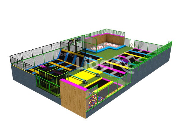 China ASTM Certified Trampoline Park Factory